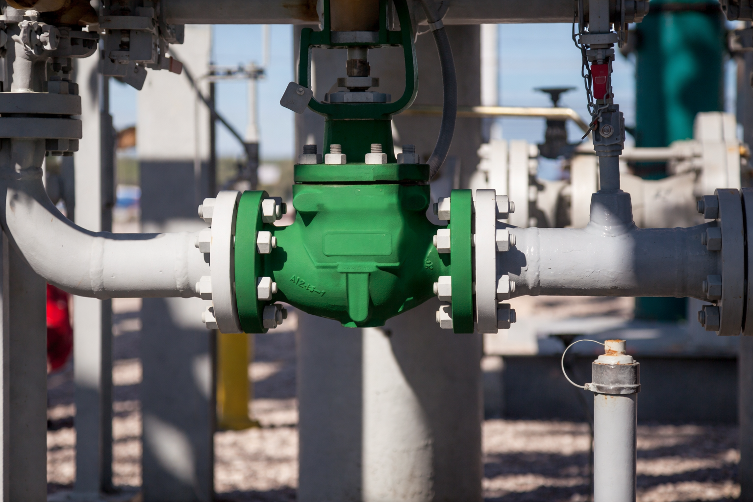 Válvula Fisher en operación industrial